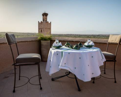 Terrasse, Riad Ouarzazate